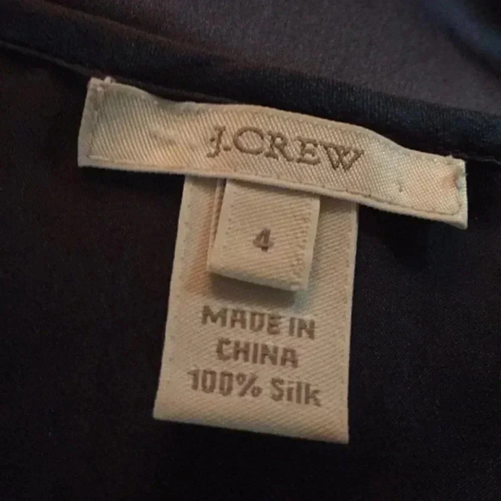 J. Crew Silk top